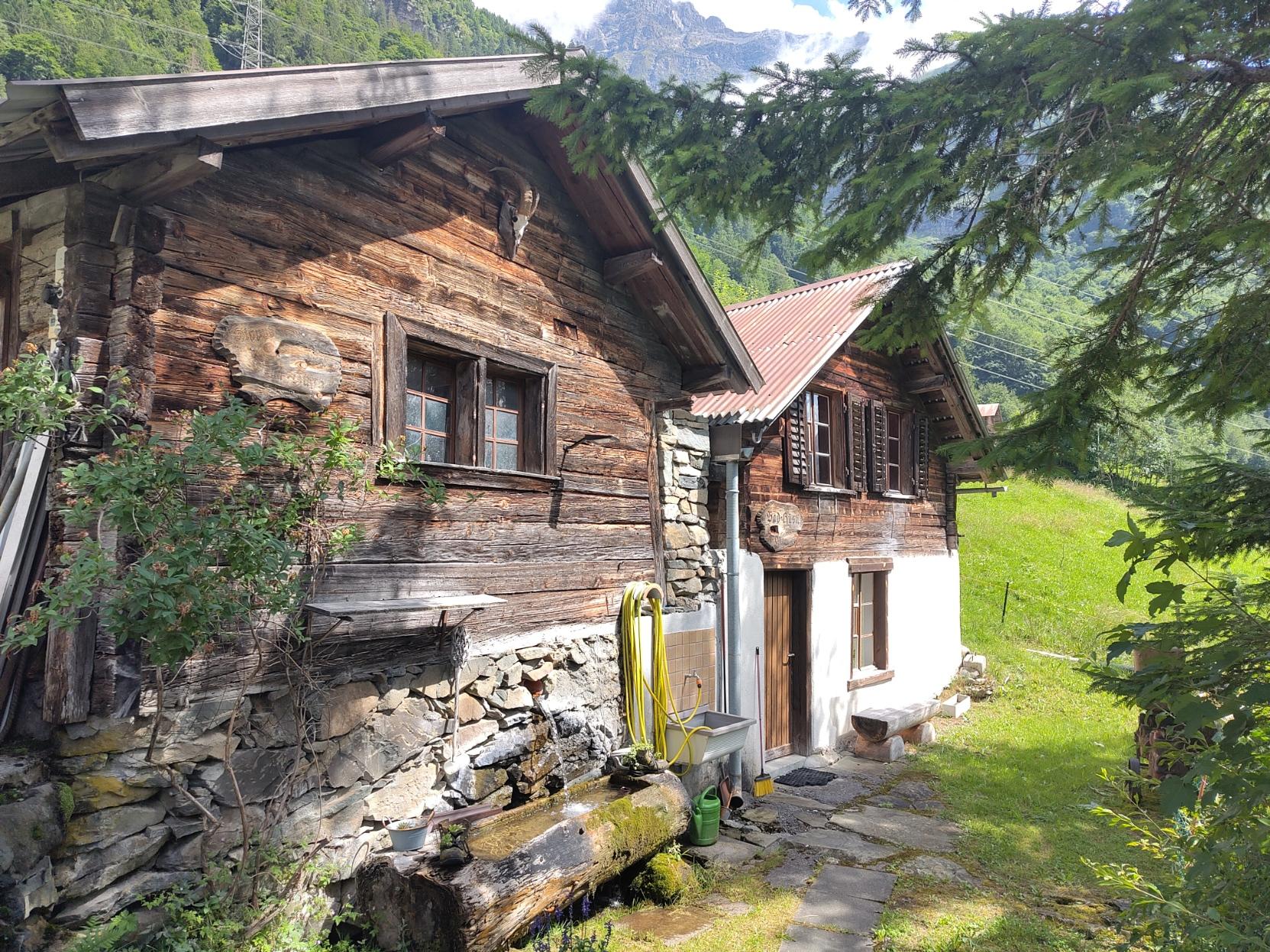 Two cabins, one of them will be ours for the night